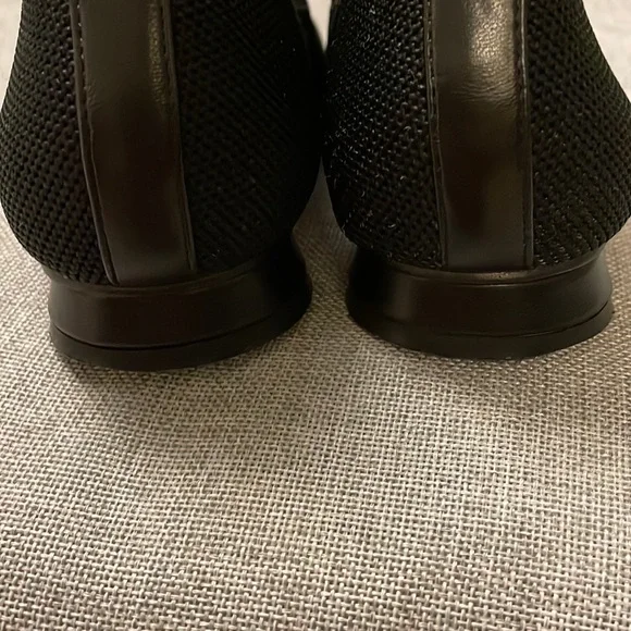 ANTHROPOLOGIE black Matiko ballet flats.  Size 38. - Picture 5 of 9